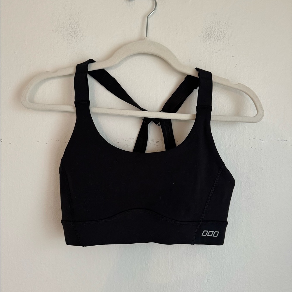 Lorna Jane Black Strappy Sports Bra